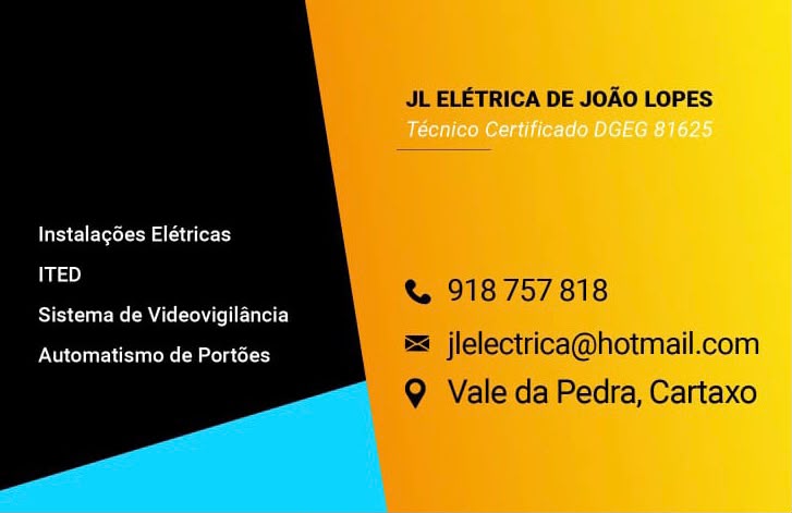 Cartão JL Elétrica